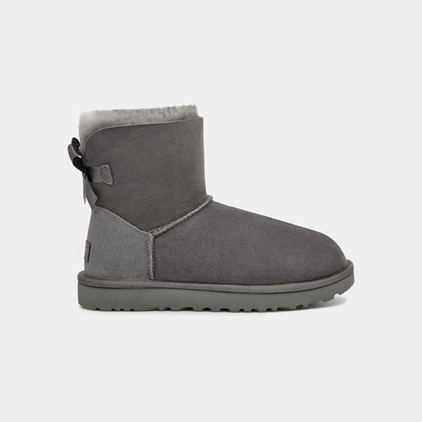 UGGS Mini Bailey Bow II Boots Støvler Dame Grey Norge