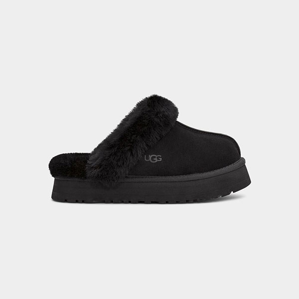 UGGS Disquette Slippers Tøfler Dame Black Norge