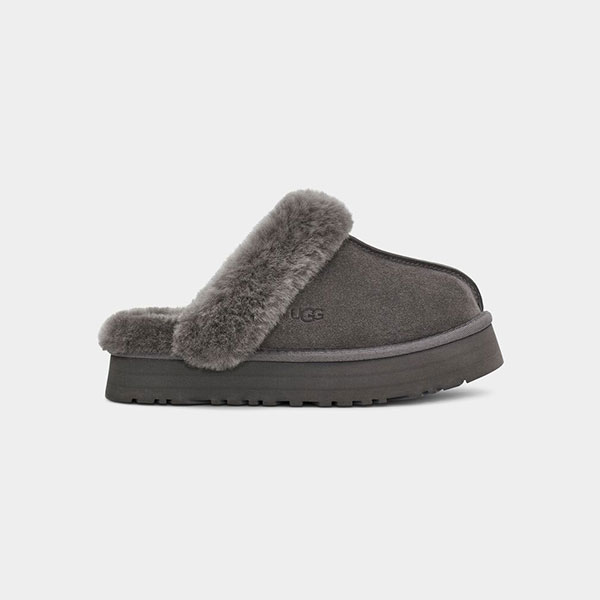 UGGS Disquette Slippers Tøfler Dame Grey Norge